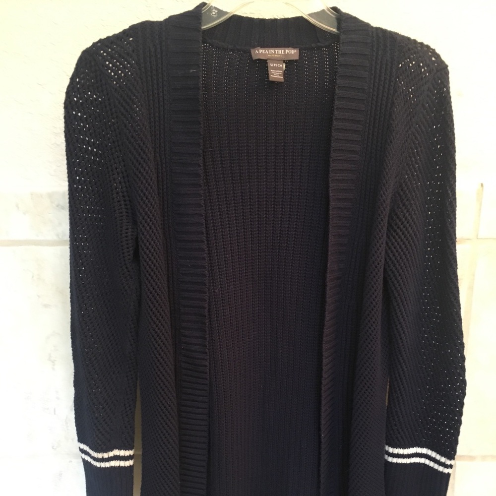 A Pea in the Pod open front maternity cardigan